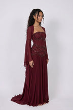 Robe Royal burgundy