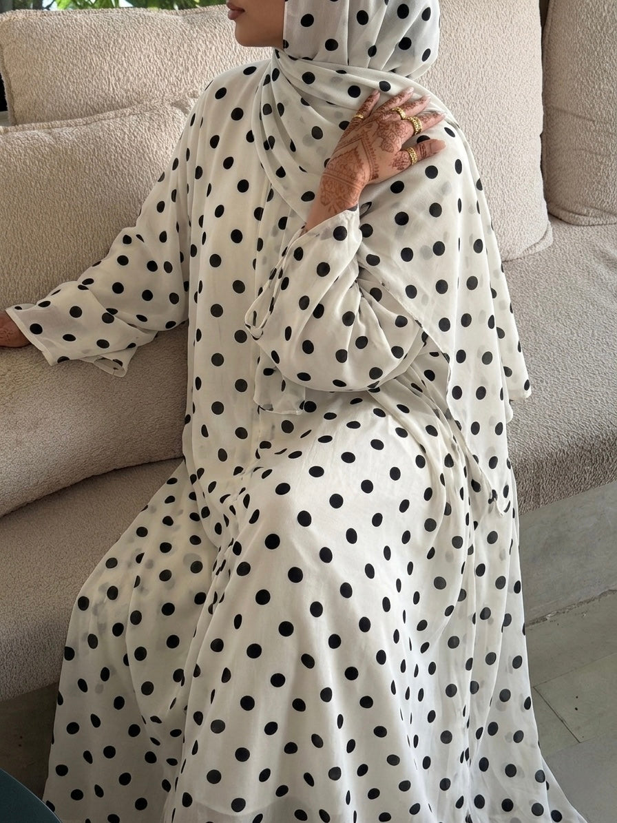 Abaya Polka Dots