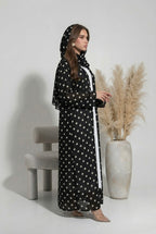 Abaya Polka Dots - Noir