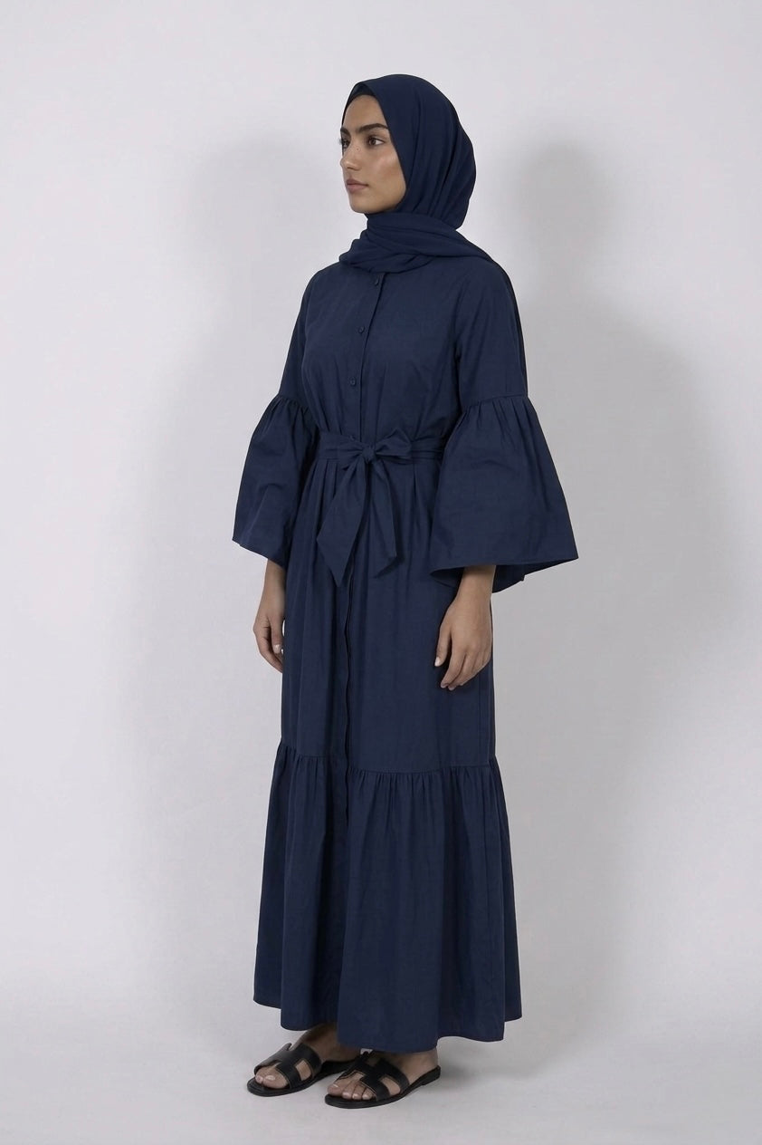 Dress with belt