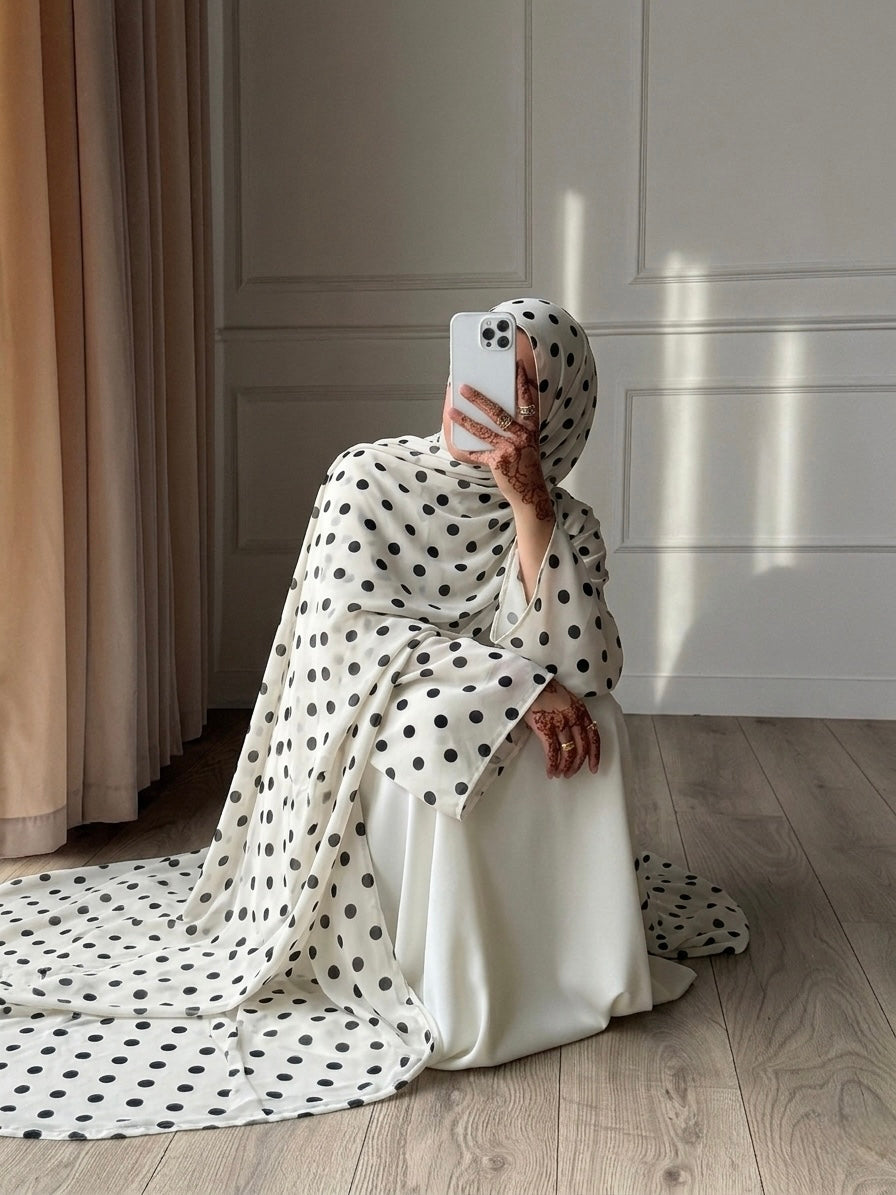 Abaya Polka Dots