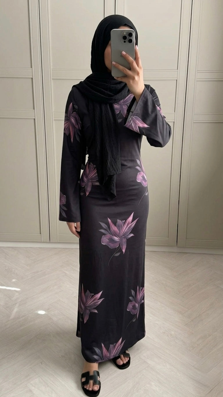 Robe Orchidée d'Ébène