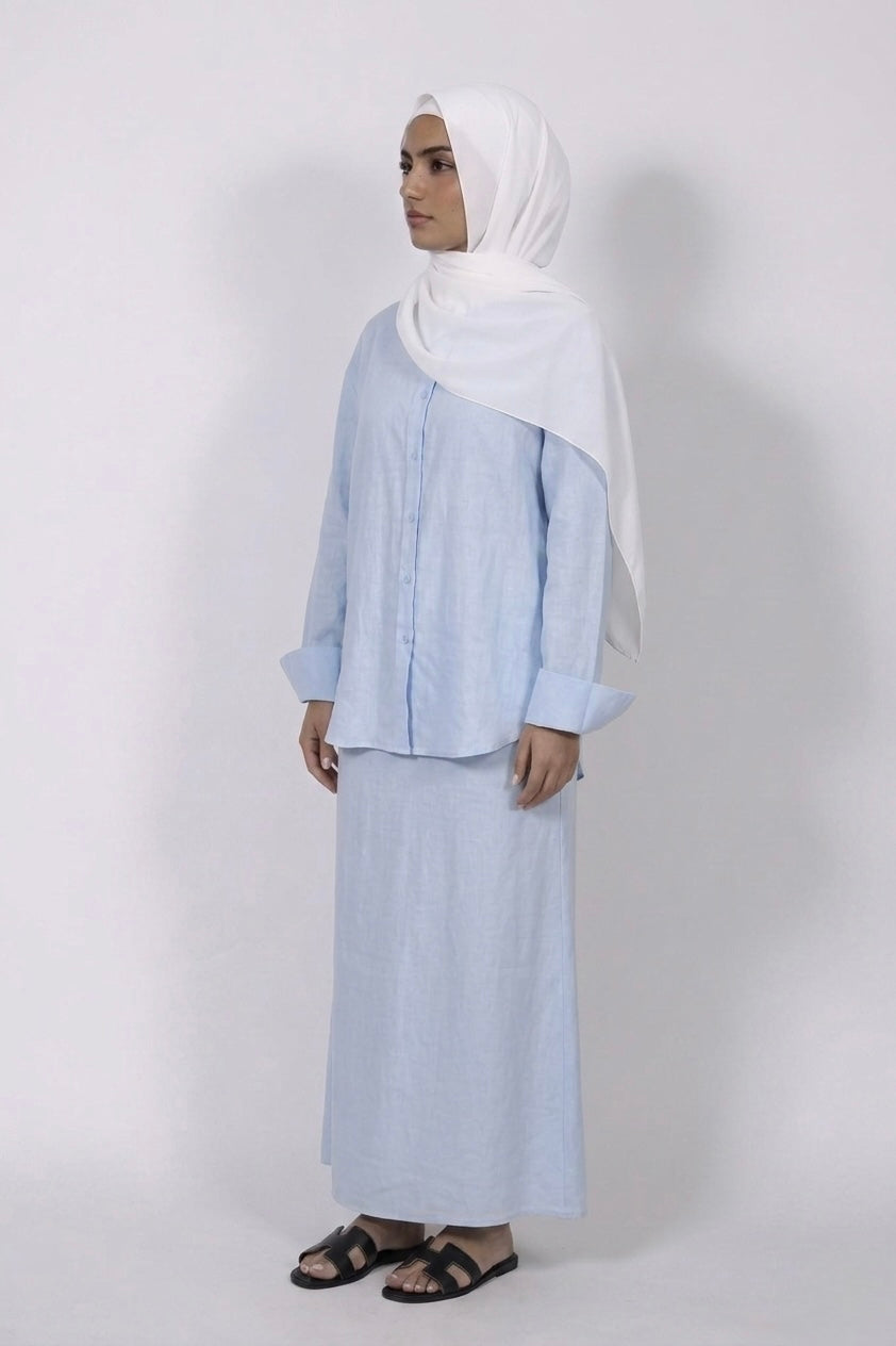 Ensemble chemise ciel