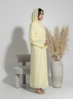 Abaya Rosace - Jaune