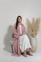 Abaya Rosace - Rose