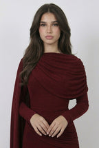 Robe signature Leyalys - burgundy