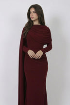 Robe signature Leyalys - burgundy