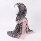 Checked hijab