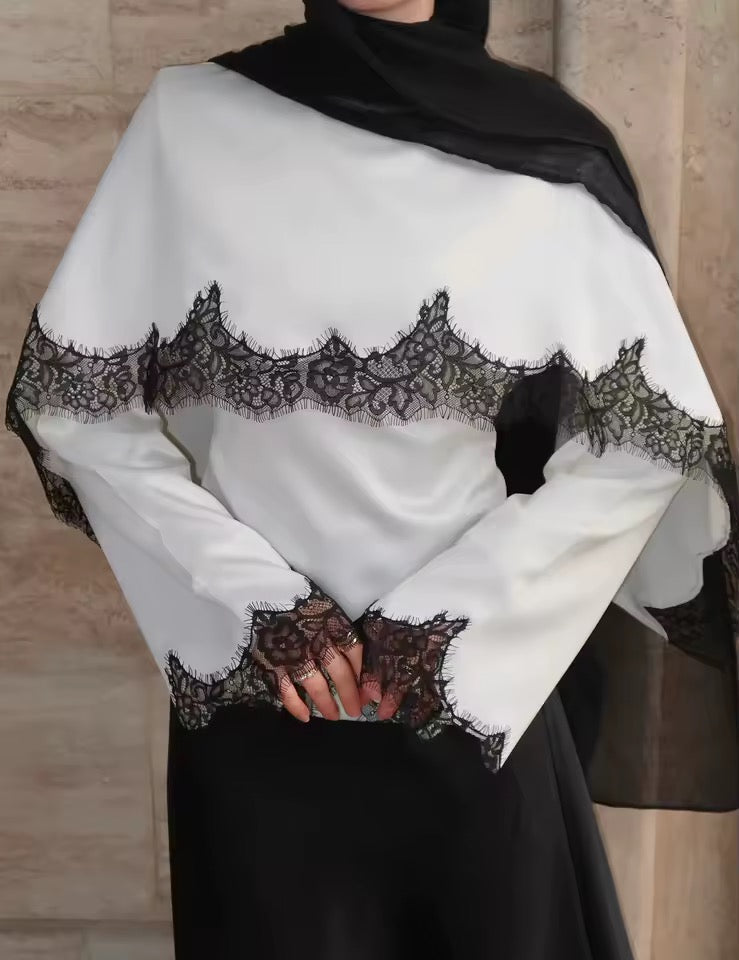 Blouse à dentelle