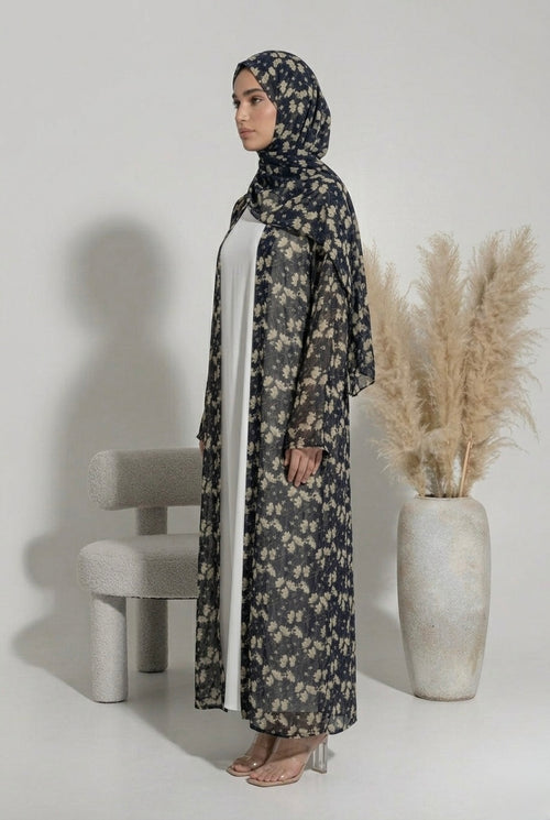 Abaya à fleur