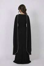 Robe Cape Majestueuse - Noir