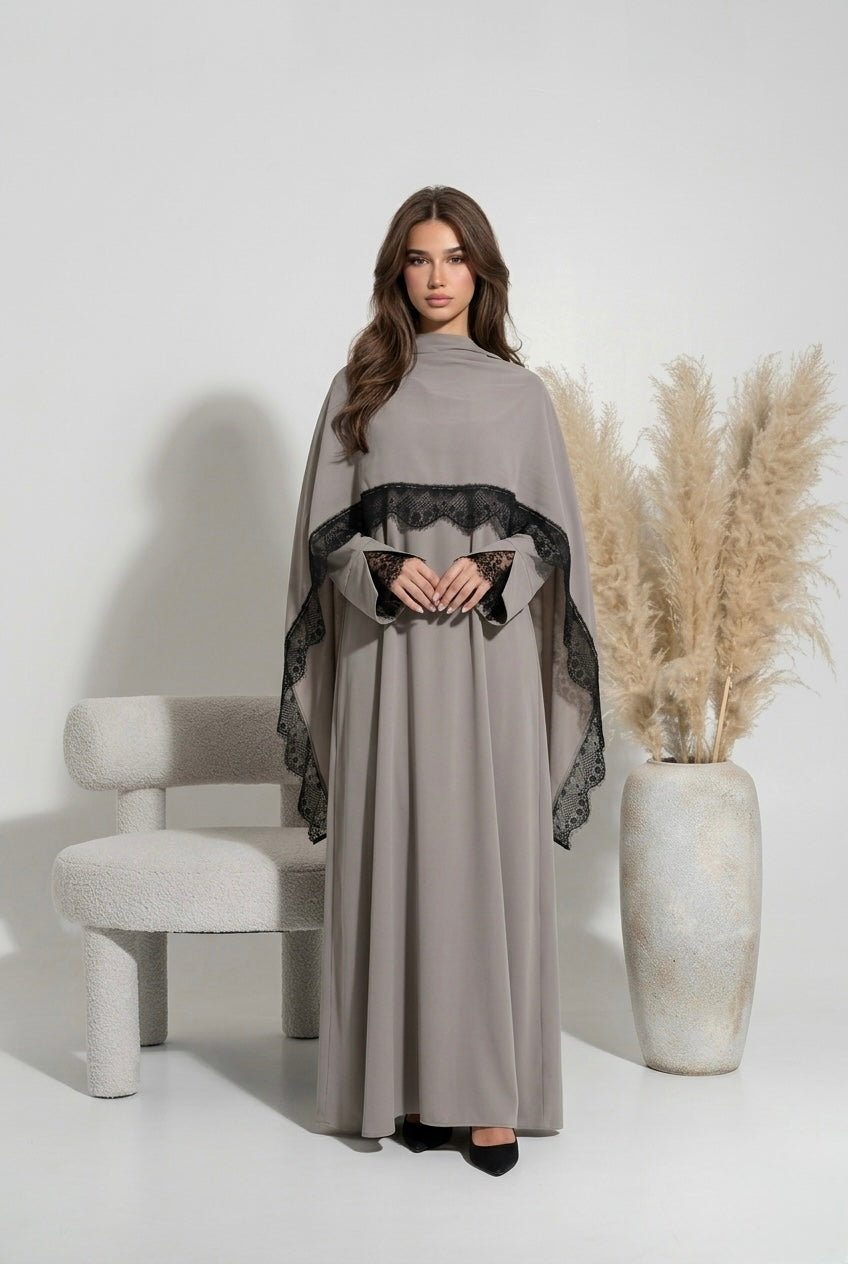 Abaya Haya - Marron
