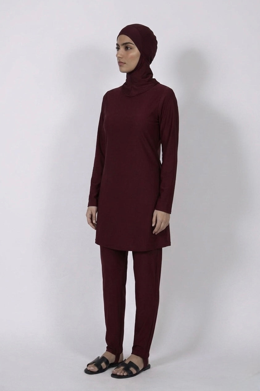 3-piece burkini with cap