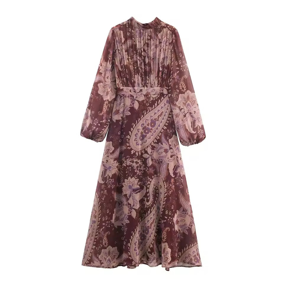 Floral print dress