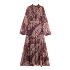 Floral print dress