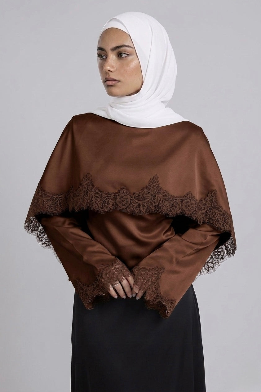 Blouse à dentelle