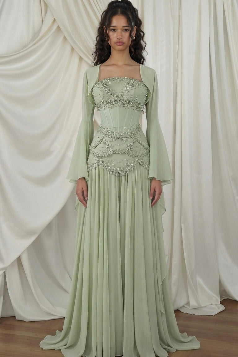 Robe Royal - Vert sauge