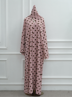 Abaya Polka Dots - Rose