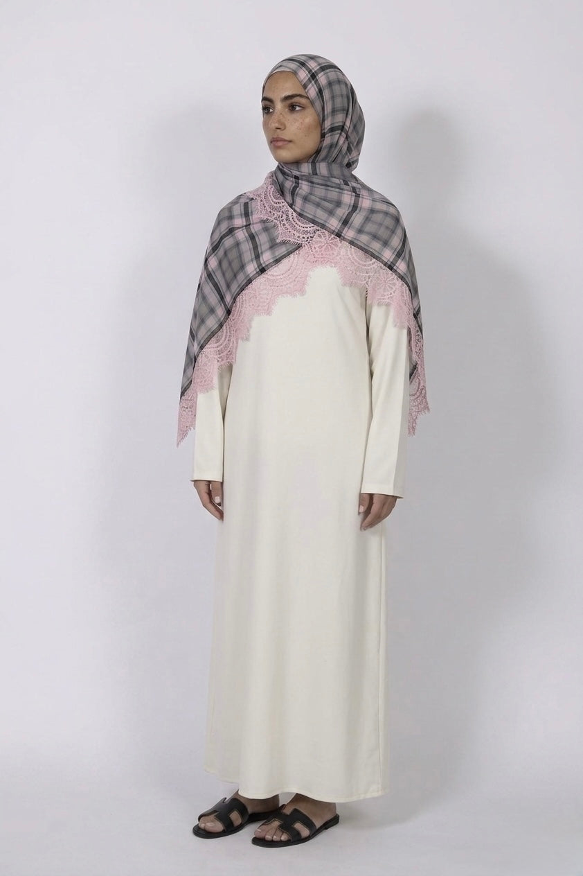 Checked hijab