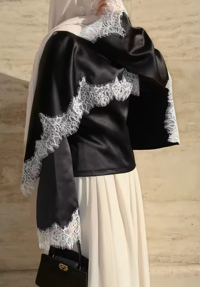 Blouse à dentelle