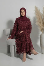 Abaya Collection Rose Rouge