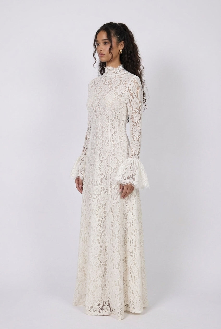 Robe à dentelle