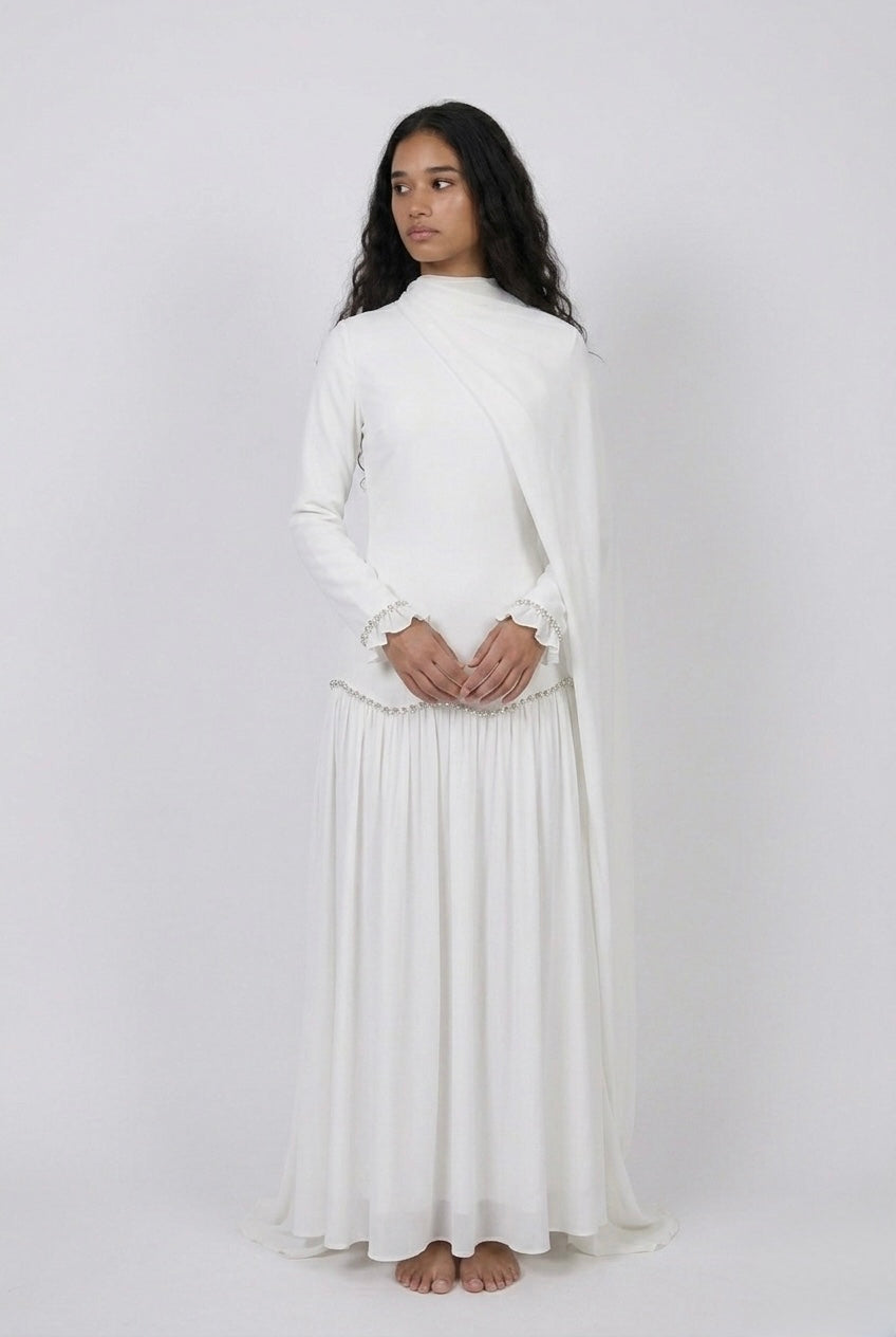 Robe Nora - blanche