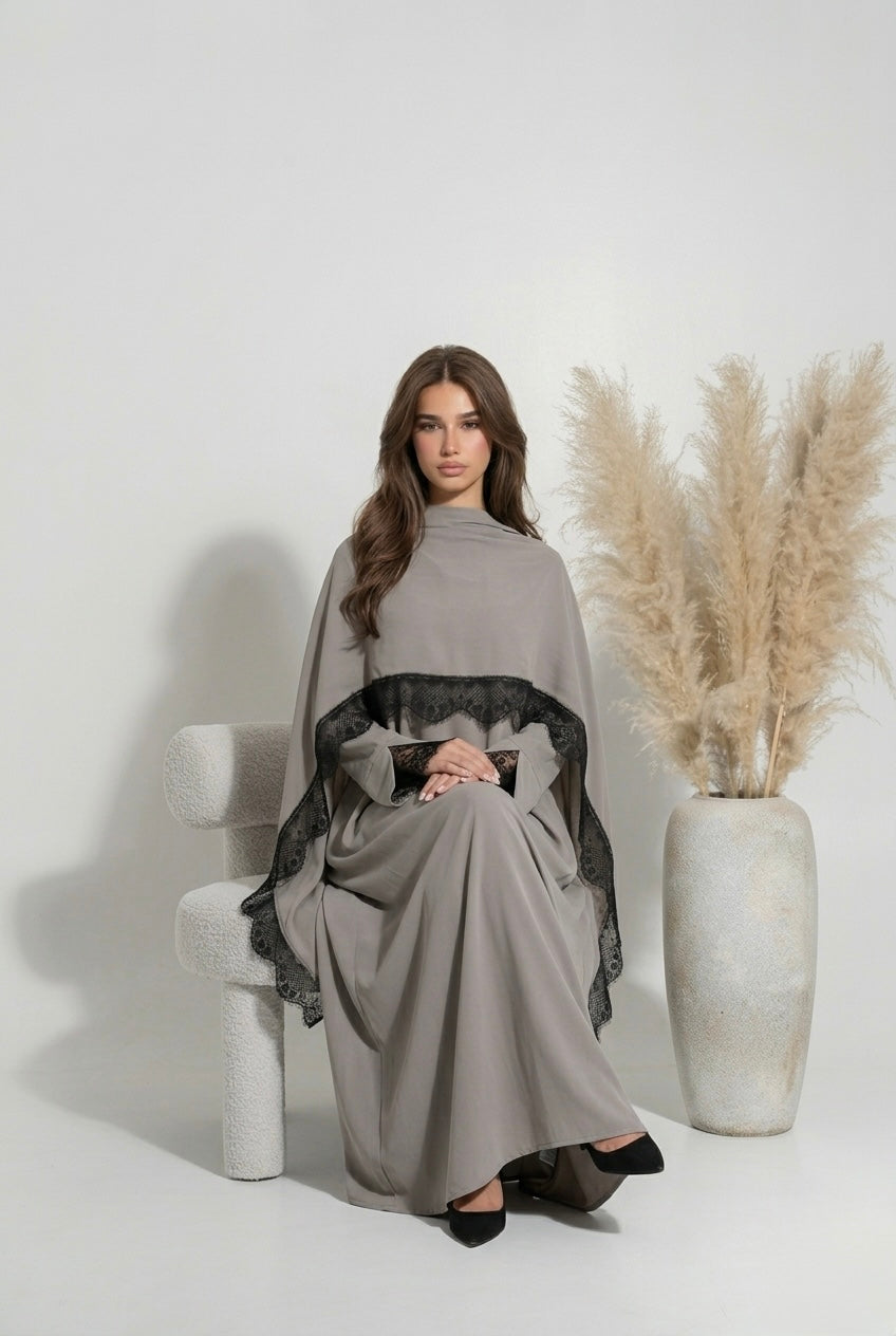 Abaya Haya - Marron