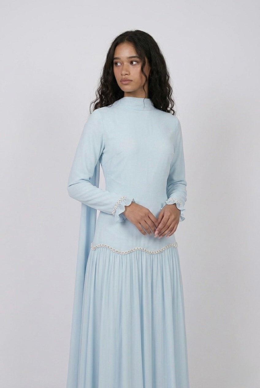Robe Nora - bleu ciel