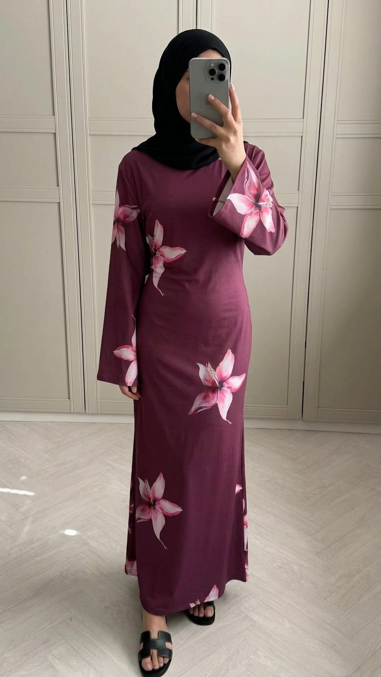 Robe Orchidée d'Ébène