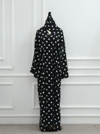 Abaya Polka Dots - Noir