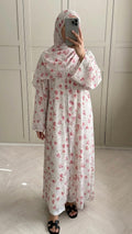 Abaya à fleurs