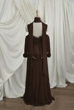Robe Voile de Nymphe - Marron