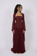 Robe Royal burgundy