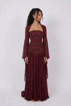 Robe Royal burgundy