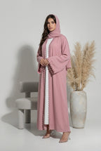 Abaya Rosace - Rose