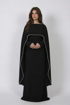 Robe Cape Majestueuse - Noir