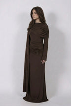Robe signature Leyalys - marron