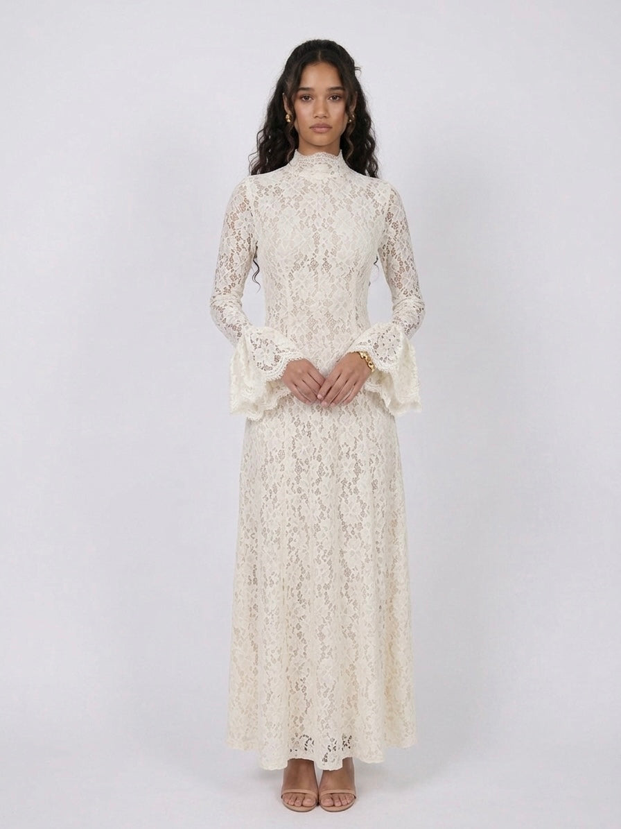 Robe à dentelle