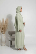 Abaya Rosace - Vert