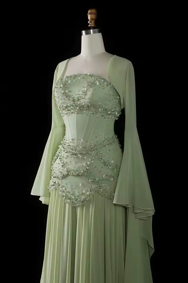 Robe Royal - Vert sauge