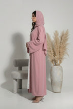 Abaya Rosace - Rose