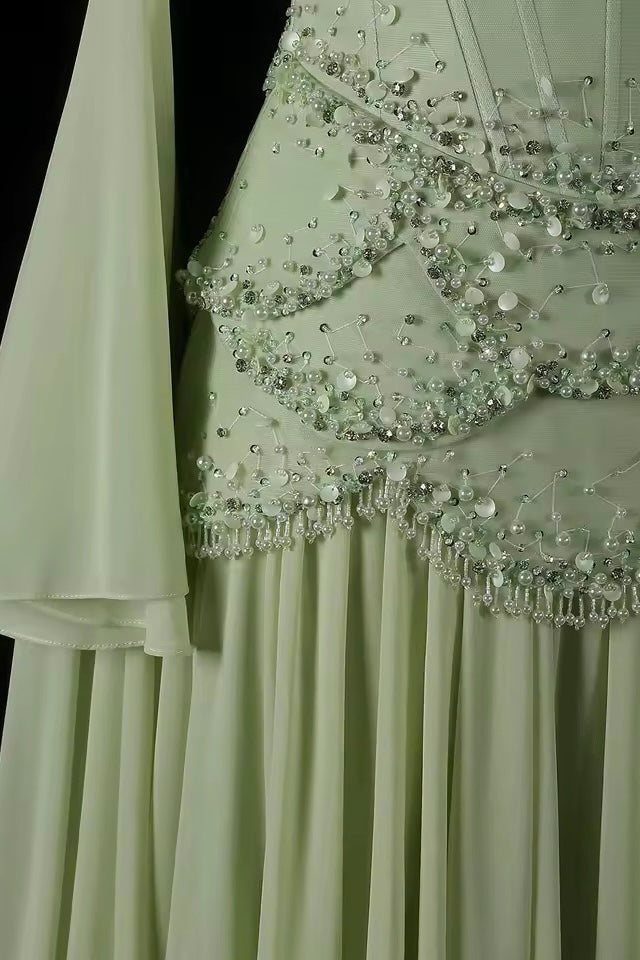 Robe Royal - Vert sauge