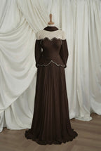 Robe Voile de Nymphe - Marron
