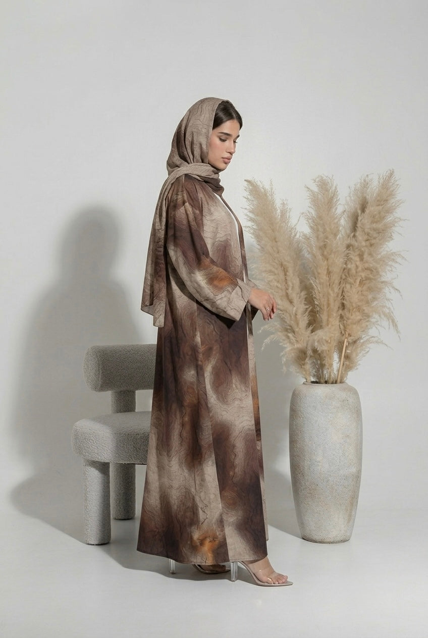 Abaya Abysse - Marron