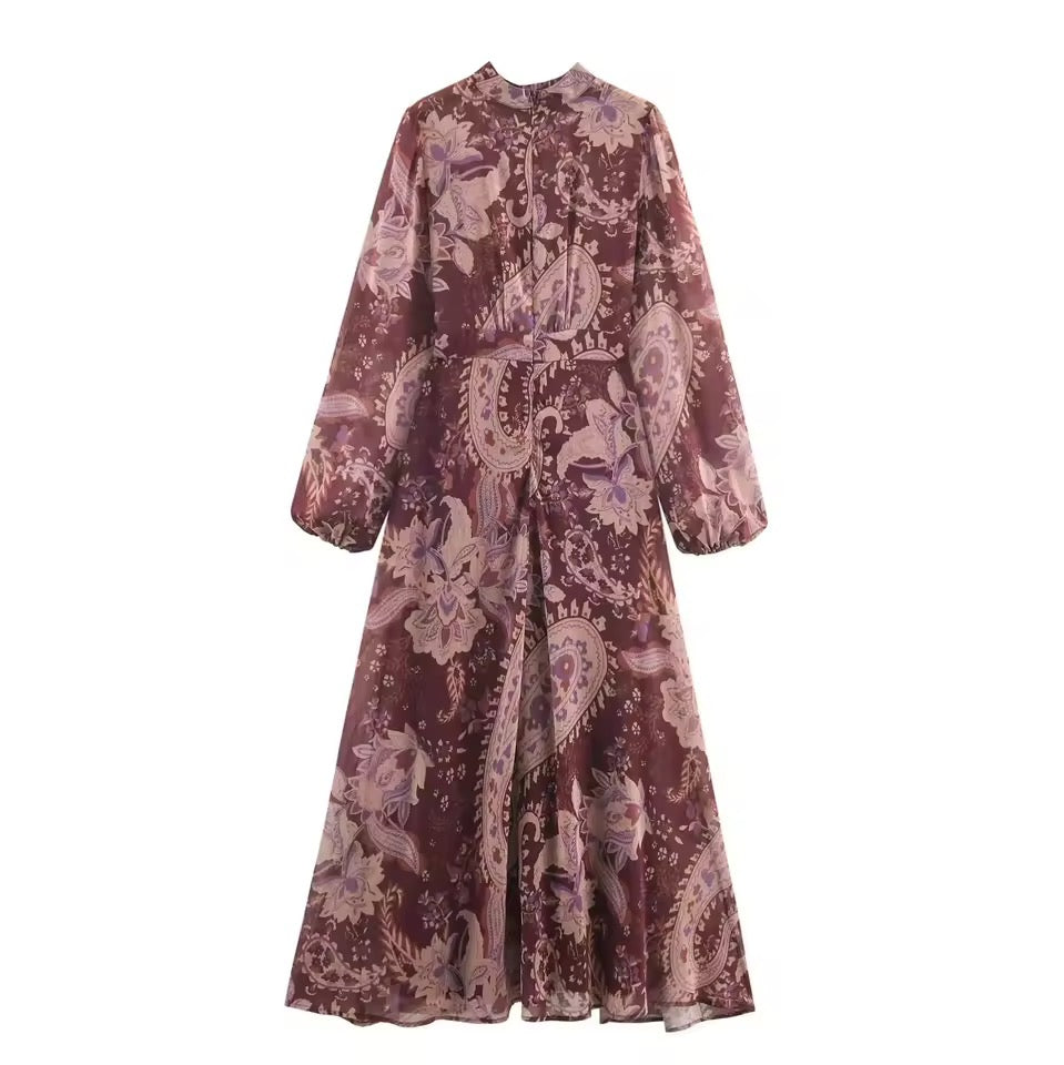 Floral print dress