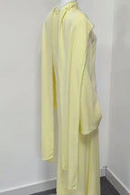 Robe Cape Majestueuse - Jaune beurre